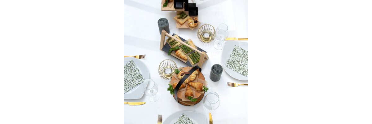 Fingerfood und Frühlingsgefühle – Frühlings-Tablesetting mit Etageren - 