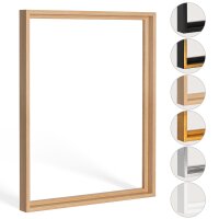 Schattenfugenrahmen Levi 30x30cm Eiche Natur