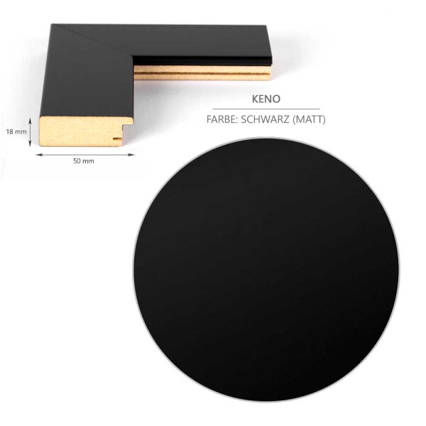 Bilderrahmen Keno mit 50 mm Rahmenleiste