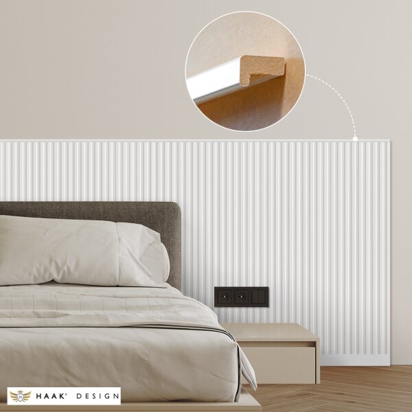 Abdeckleiste Desiwa 2,3x252 cm