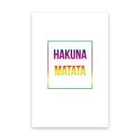 HAKUNA MATATA REGENBOGEN BUNT