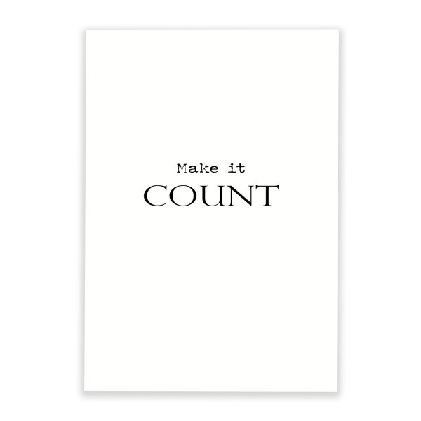 Make it COUNT