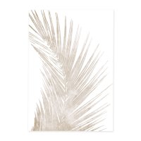 Palmenblatt beige 2