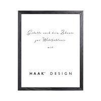 Bilderrahmen AMARI 60x90cm Massivholz SCHWARZ ANTIREFLEX