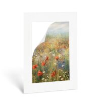 Passepartout Reinwei&szlig; 30x45cm Ausschnittma&szlig;...