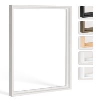 Schattenfugenrahmen Hanni 50x50cm Wei&szlig; (gekalkt,...