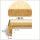 Schattenfugenrahmen Frieda 70x140cm Blattgold