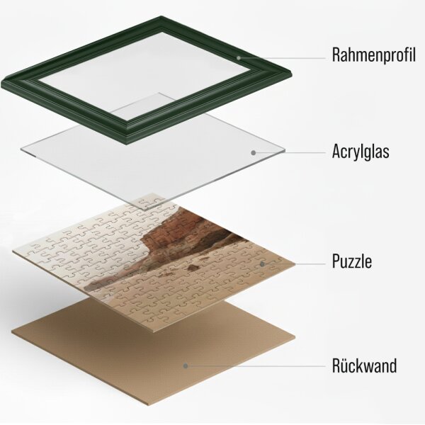 Puzzlerahmen Luna für Puzzle ca. 300-5000 Teile verschiedene Farben