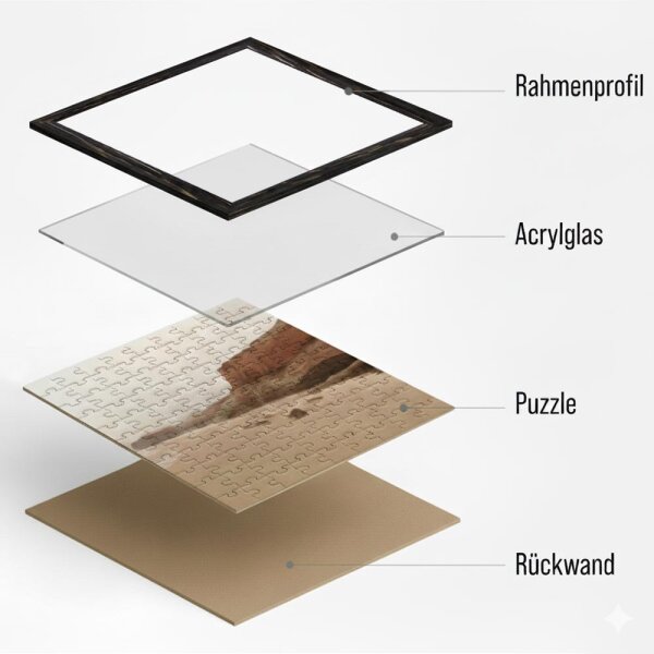 Puzzlerahmen Amari für Puzzle ca. 300-2000 Teile verschiedene Farben