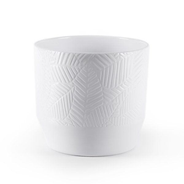 Keramik Topf „Alina“ Weiß 17cm